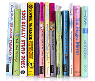 Books are a cost-effective and engaging school fundraiser prize.
